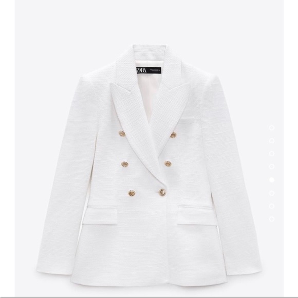 White Tweed Blazer - Picture 3 of 3